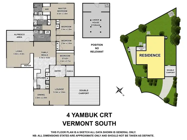 Floorplan of Homely house listing, 4 Yambuk Court, Vermont South VIC 3133