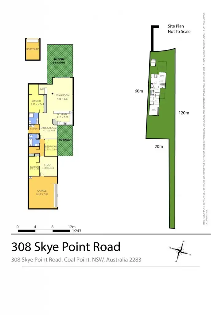 Floorplan of Homely house listing, 308 Skye Point Road, Coal Point NSW 2283