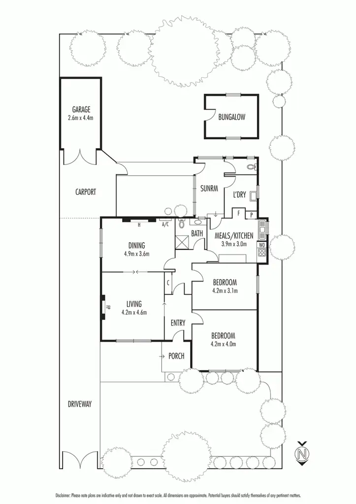 Floorplan of Homely house listing, 136 Sycamore St, Caulfield South VIC 3162