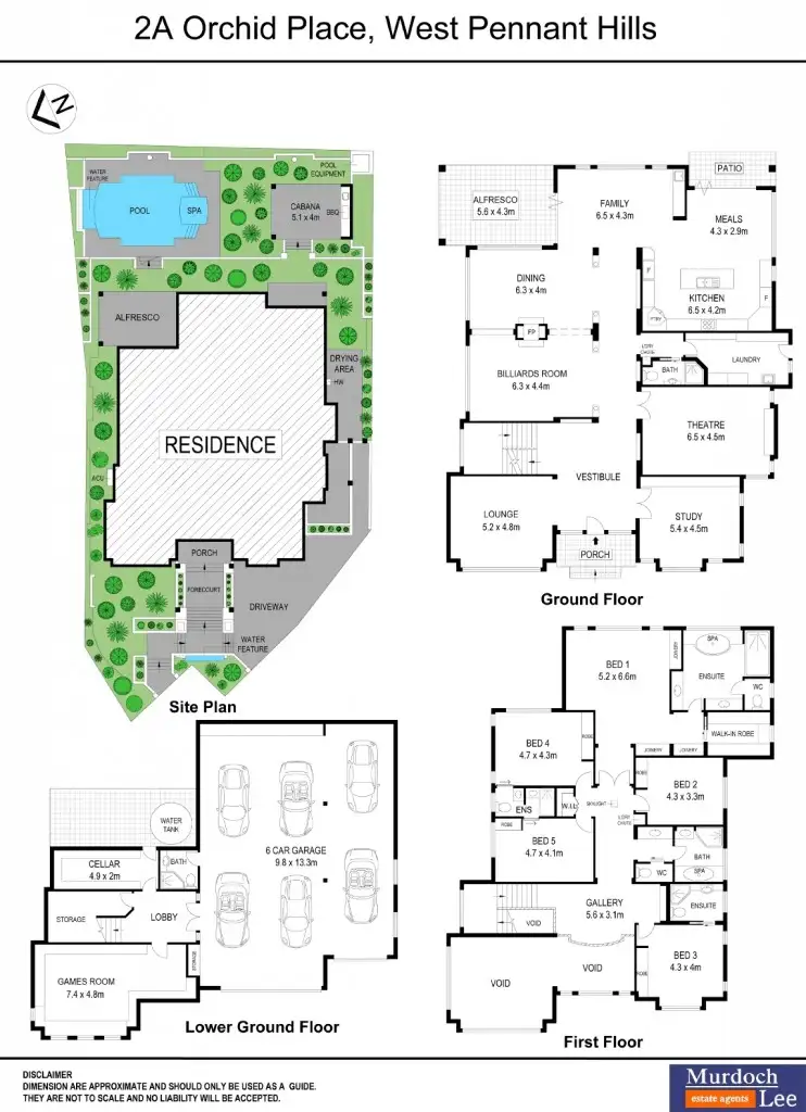 Floorplan of Homely house listing, 2a Orchid Place, West Pennant Hills NSW 2125