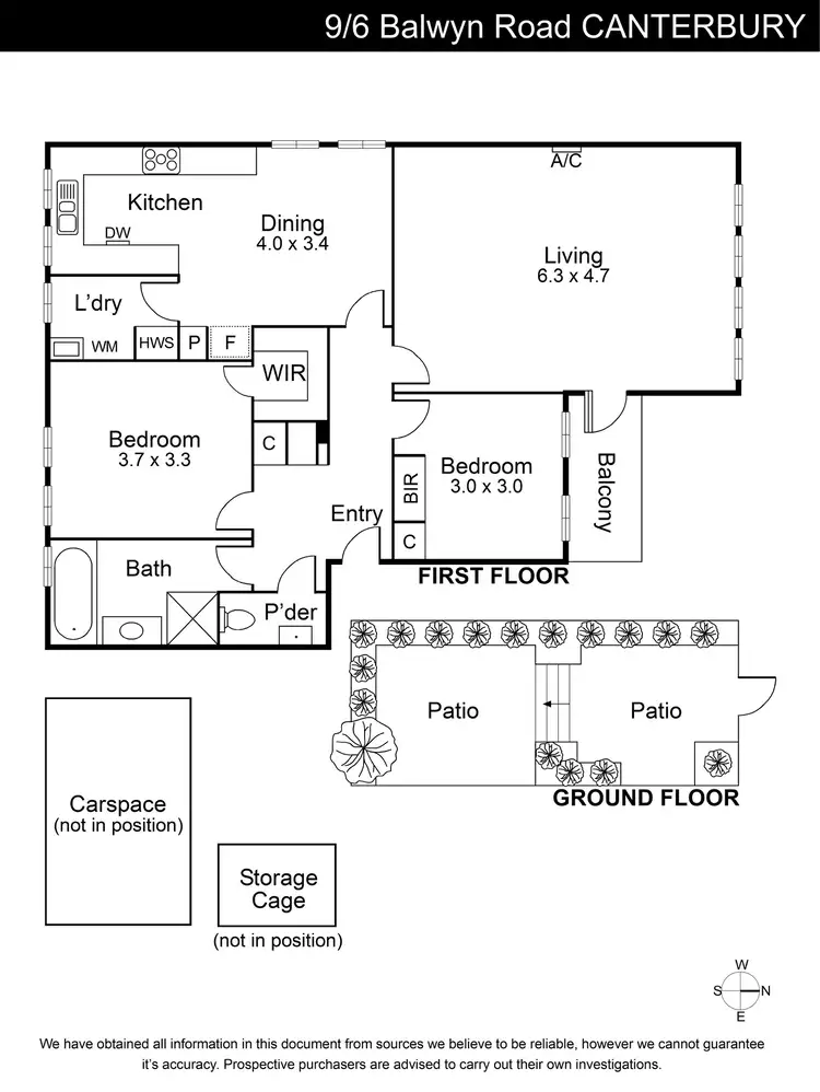 Floorplan of Homely apartment listing, 9/6 Balwyn Road, Canterbury VIC 3126