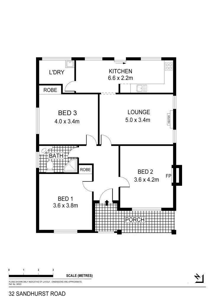Floorplan of Homely house listing, 32 Sandhurst Road, California Gully VIC 3556