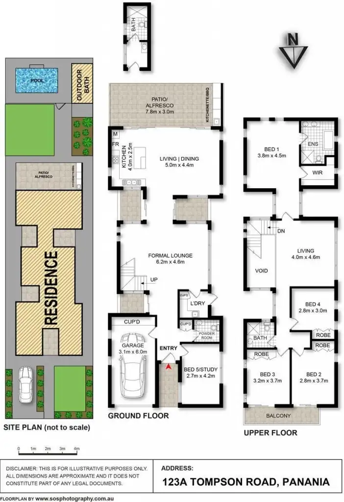 Floorplan of Homely house listing, 123A Tompson Road, Panania NSW 2213