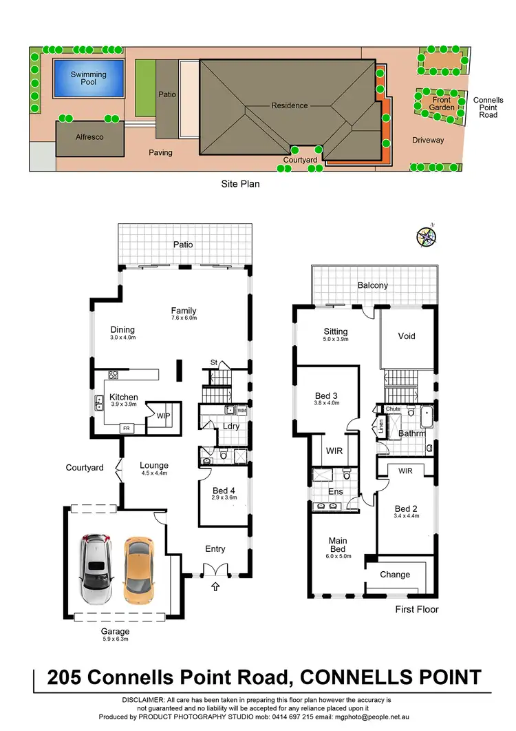 Floorplan of Homely house listing, 205 Connells Point Rd, Connells Point NSW 2221
