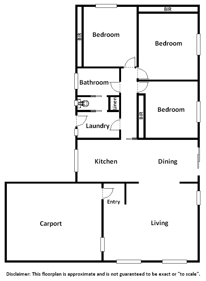 Floorplan of Homely house listing, 613 Rubicon Street, Sebastopol VIC 3356