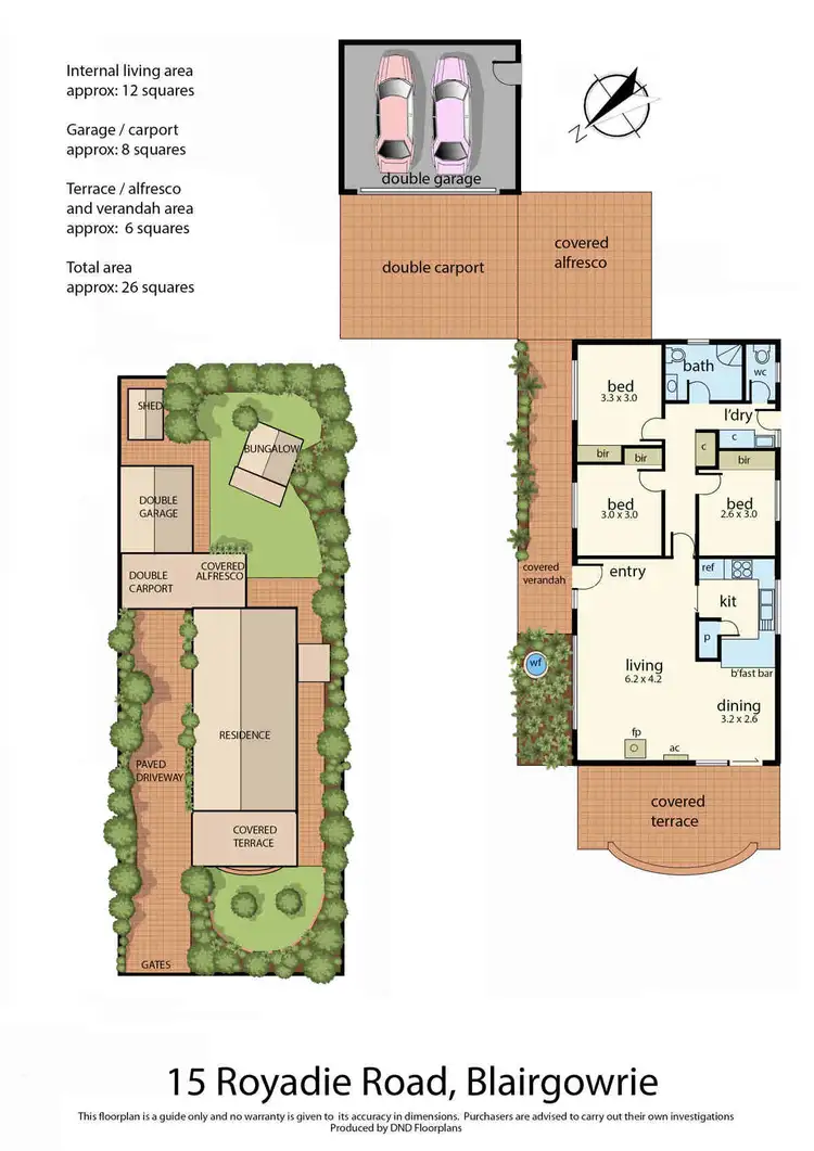 Floorplan of Homely house listing, 15 Royadie Road, Blairgowrie VIC 3942