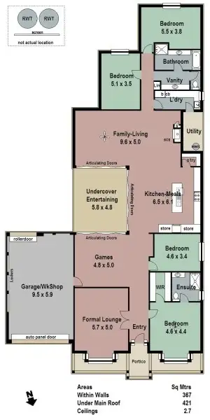 Floorplan of Homely house listing, 4 Clayfield Court, Woodside SA 5244