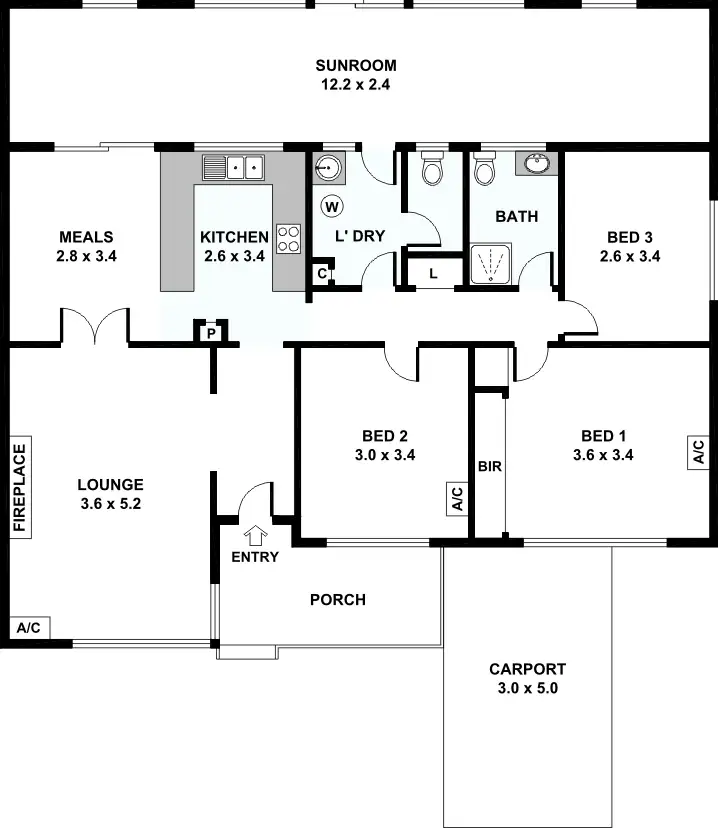 Floorplan of Homely house listing, 21 Parklands Square, Riverton WA 6148