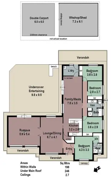 Floorplan of Homely house listing, 5 Freshford Place, Woodside SA 5244