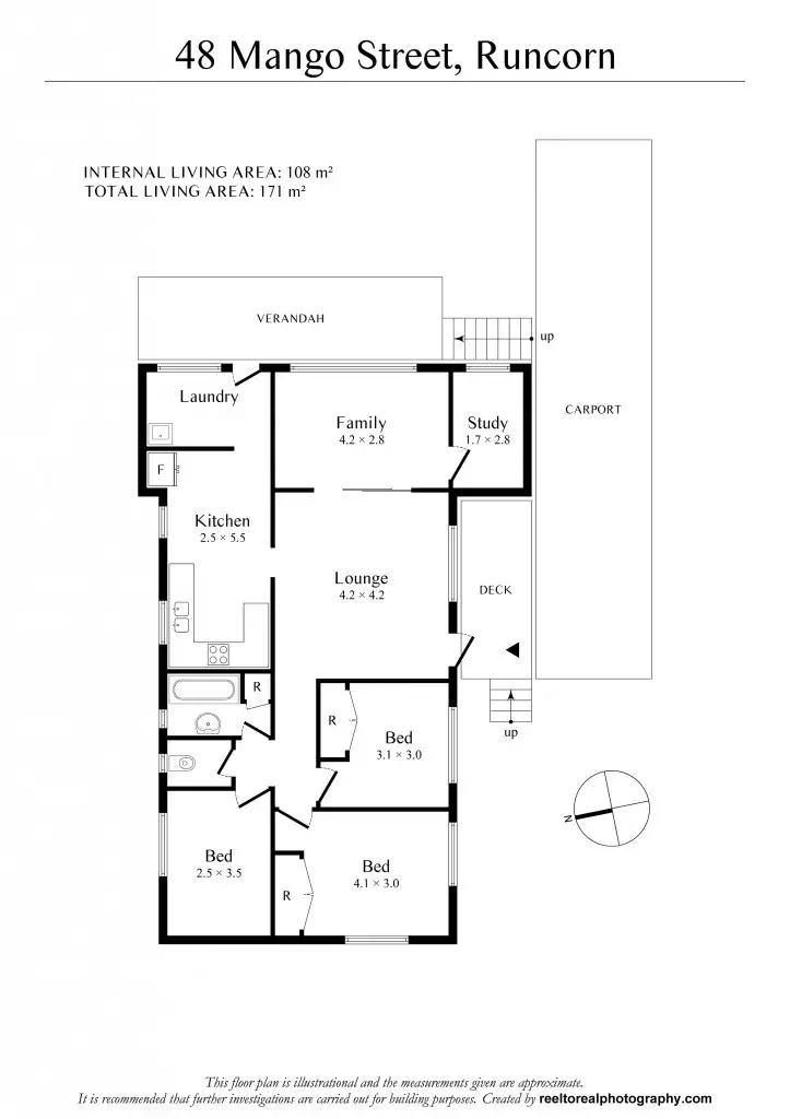 Floorplan of Homely house listing, 48 Mango Street, Runcorn QLD 4113