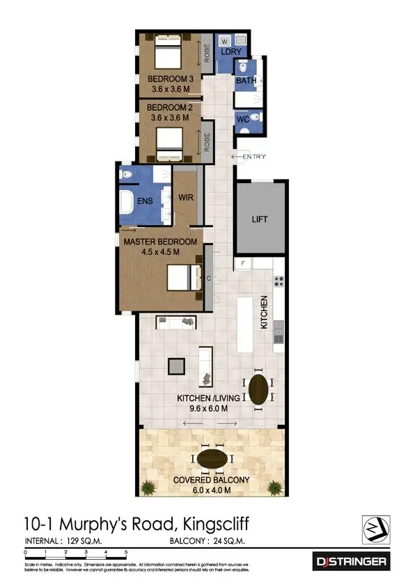 Floorplan of Homely apartment listing, 10/1-3 Murphys Road 'One Murphys Road', Kingscliff NSW 2487