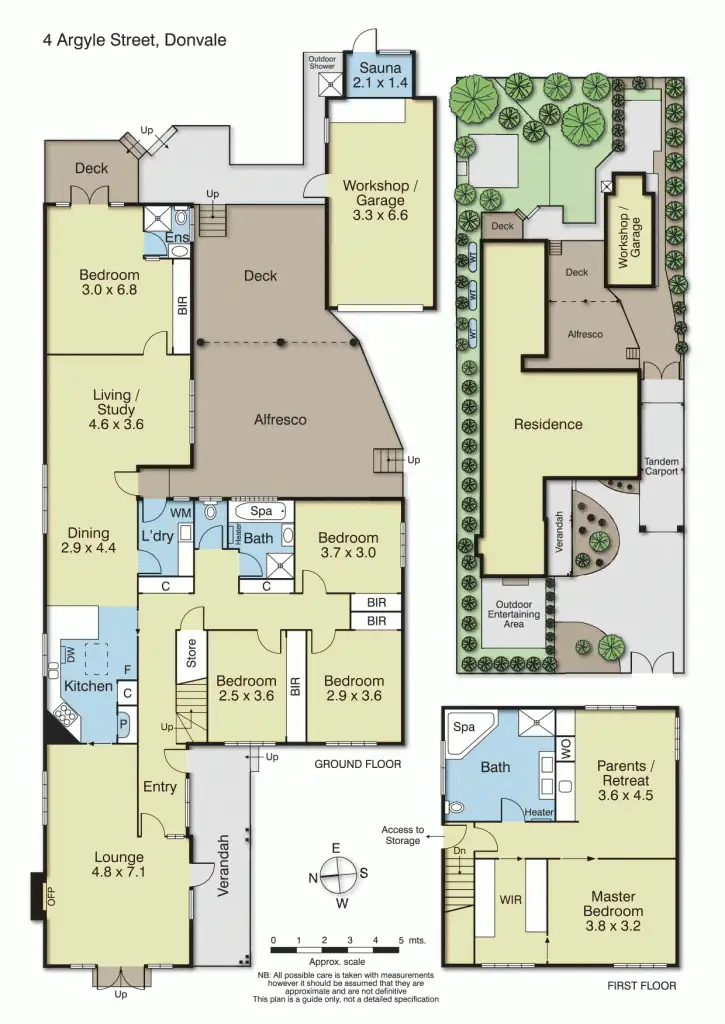 Floorplan of Homely house listing, 4 Argyle Street, Donvale VIC 3111