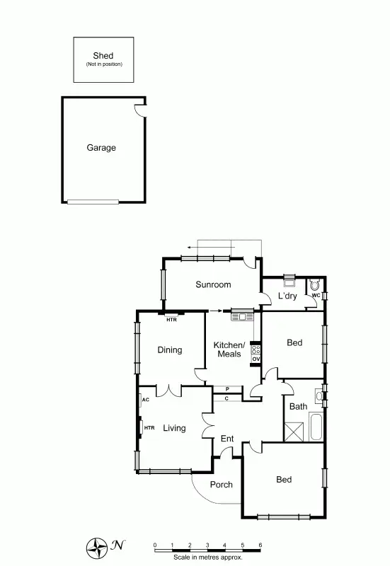 Floorplan of Homely house listing, 15 Wild Cherry Road, Ormond VIC 3204