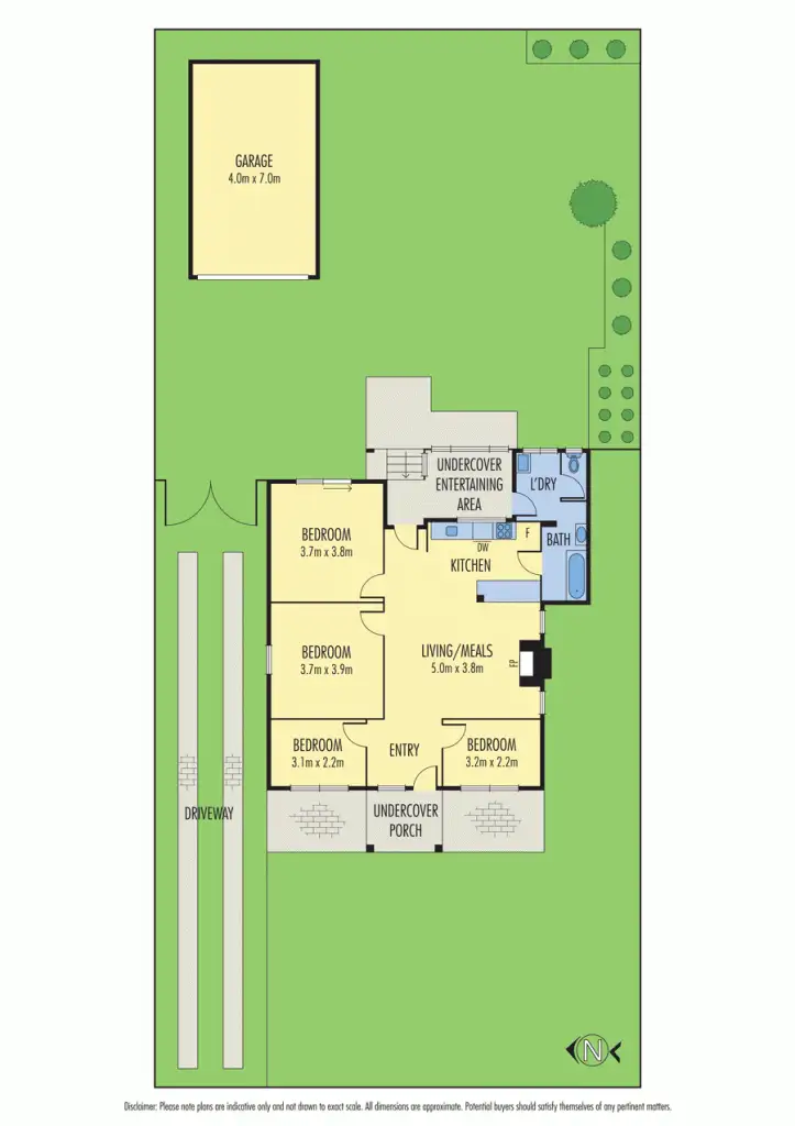 Floorplan of Homely house listing, 13 Kalimna Street, Carrum VIC 3197