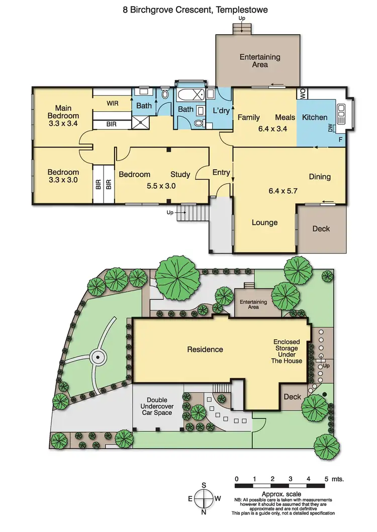 Floorplan of Homely house listing, 8 Birchgrove Crescent, Templestowe VIC 3106
