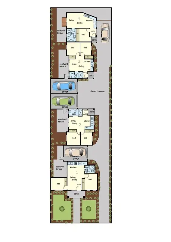 Floorplan of Homely unit listing, 3/119 Jetty Road, Rosebud VIC 3939