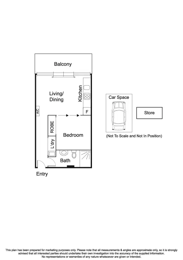 Floorplan of Homely apartment listing, 409/2 Willis Lane, Hampton VIC 3188