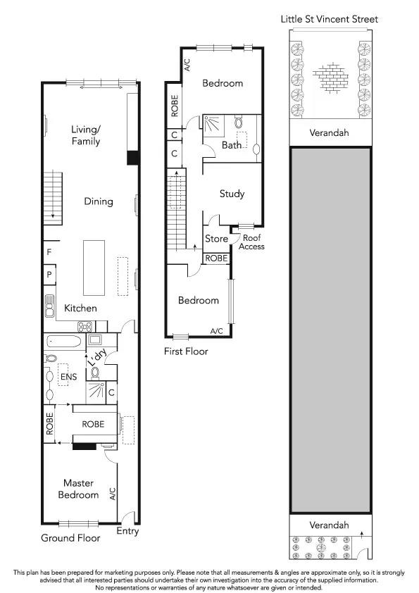 Floorplan of Homely house listing, 34 Greig Street, Albert Park VIC 3206