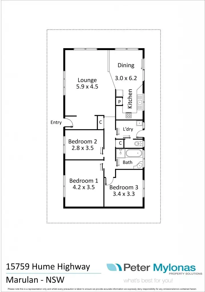 Floorplan of Homely rural property listing, 15759 HUME HIGHWAY, Marulan NSW 2579