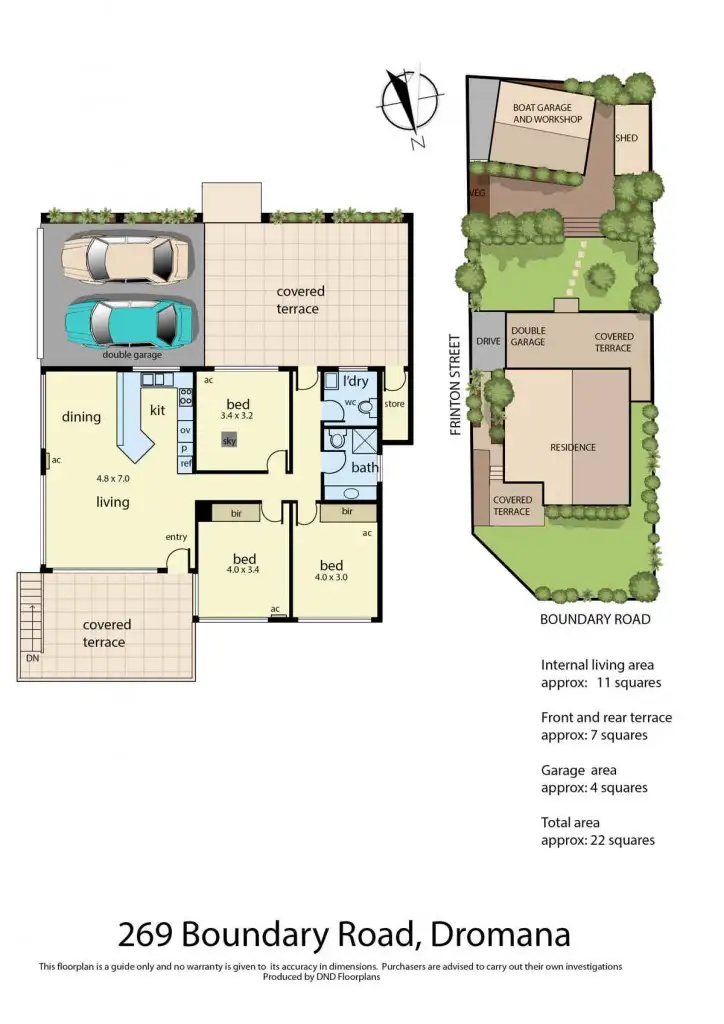 Floorplan of Homely house listing, 269 Boundary Road, Dromana VIC 3936