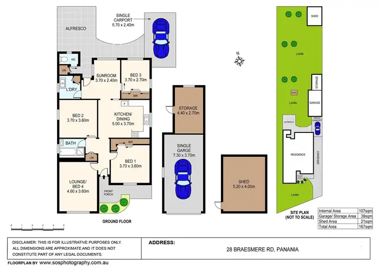 Floorplan of Homely house listing, 28 Braesmere Road, Panania NSW 2213