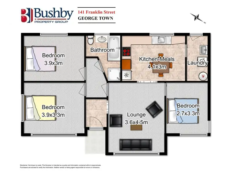 Floorplan of Homely house listing, 141 Franklin Street, George Town TAS 7253