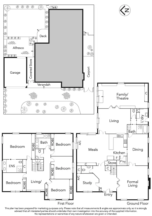 Floorplan of Homely house listing, 1 Edward Street, Brighton East VIC 3187