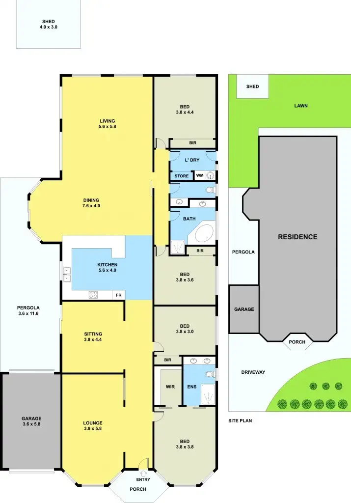 Floorplan of Homely house listing, 33 View Street, Glenroy VIC 3046