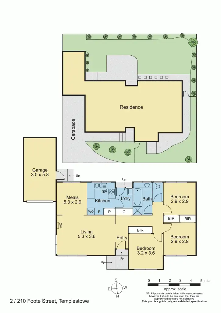 Floorplan of Homely unit listing, 2/210 Foote Street, Templestowe VIC 3106