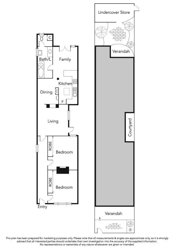 Floorplan of Homely house listing, 70 Withers Street, Albert Park VIC 3206