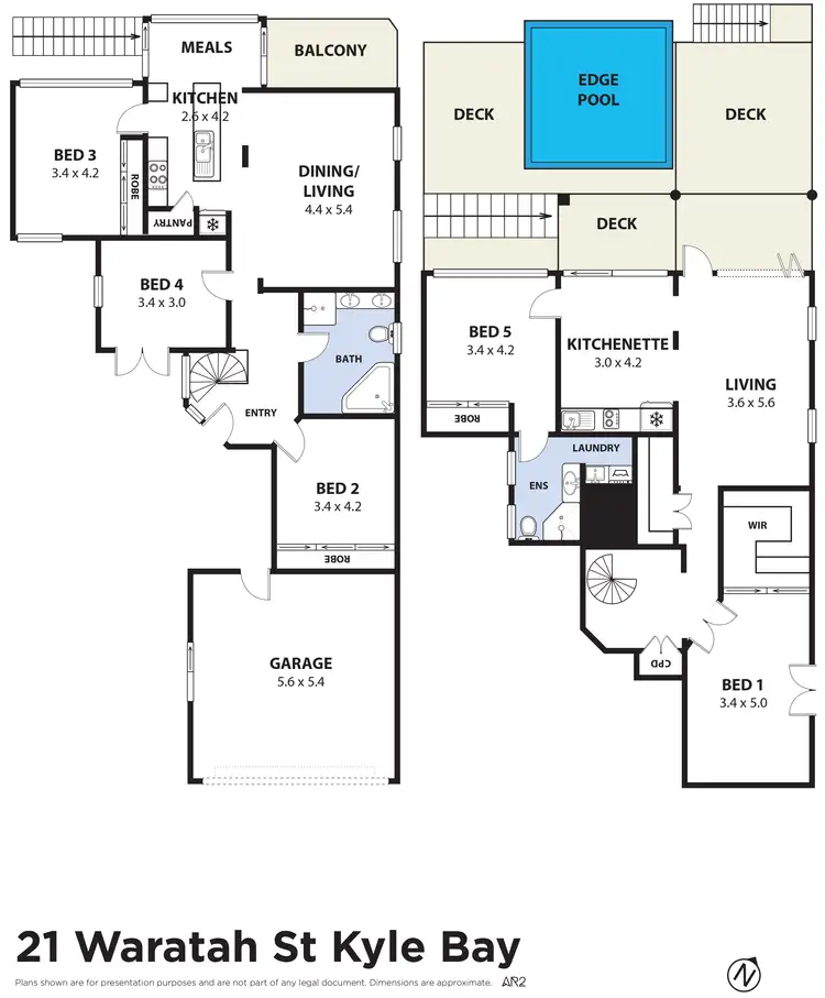 Floorplan of Homely house listing, 21 Waratah Street, Kyle Bay NSW 2221