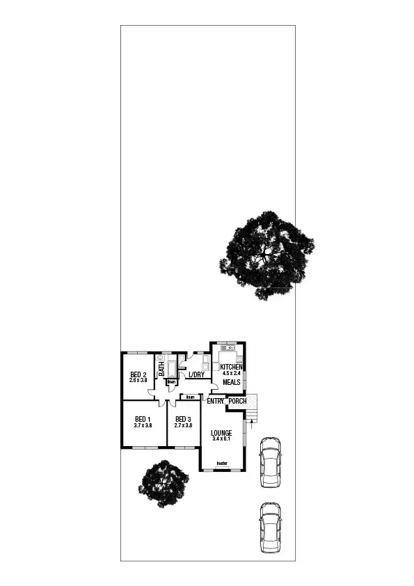 Floorplan of Homely house listing, 6 Adams Street, Preston VIC 3072