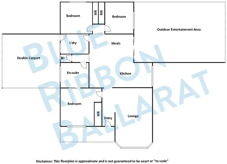 Floorplan of Homely house listing, 45 Clarke Street, Miners Rest VIC 3352