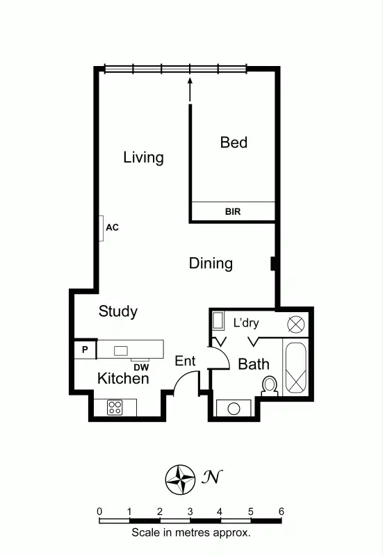 Floorplan of Homely apartment listing, 212/220 Commercial Road, Prahran VIC 3181