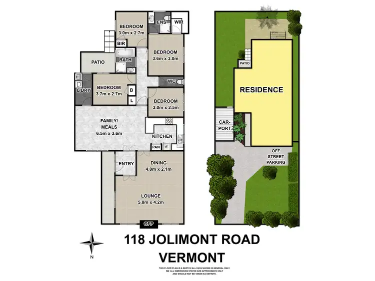 Floorplan of Homely house listing, 118 Jolimont Road, Vermont VIC 3133