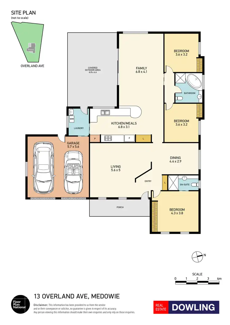 Floorplan of Homely house listing, 13 Overland Avenue, Medowie NSW 2318