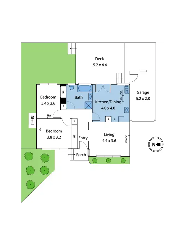 Floorplan of Homely unit listing, 7/27 Ormond Road, West Footscray VIC 3012