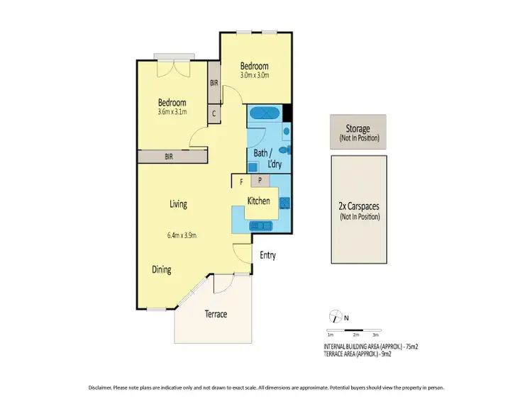 Floorplan of Homely apartment listing, 12/8-32 Howlett Street, Kensington VIC 3031