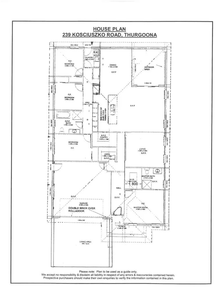 Floorplan of Homely house listing, 239 Kosciuszko Road, Thurgoona NSW 2640