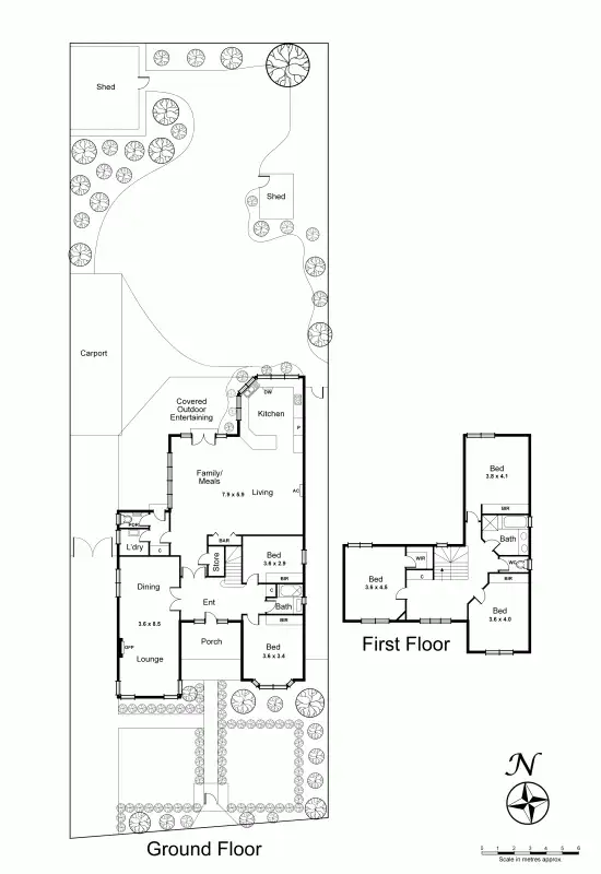 Floorplan of Homely house listing, 49 Brooks Street, Bentleigh East VIC 3165