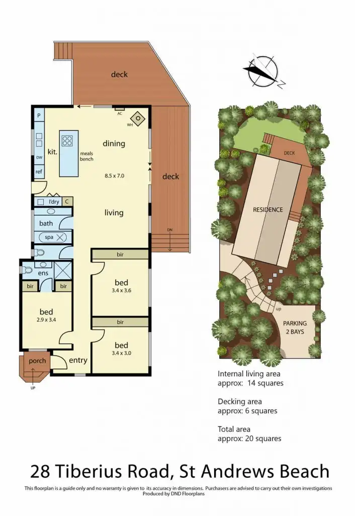 Floorplan of Homely house listing, 28 Tiberius Road, St Andrews Beach VIC 3941