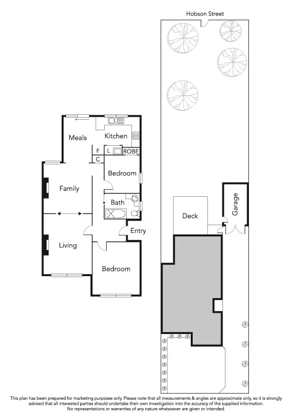 Floorplan of Homely house listing, 47A Vincent Street, Sandringham VIC 3191