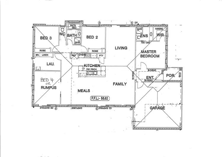 Floorplan of Homely house listing, 22 Parkedge Circuit, Rosebud VIC 3939