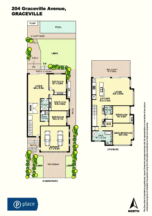 Floorplan of Homely house listing, 204 Graceville Avenue, Graceville QLD 4075