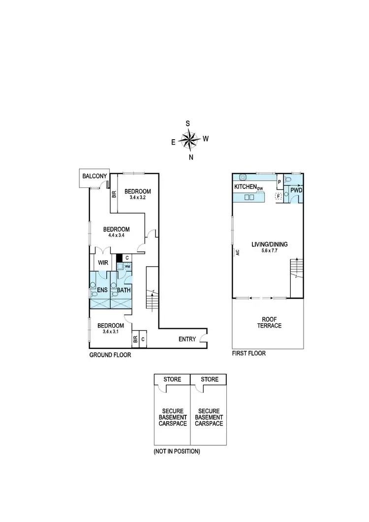 Floorplan of Homely apartment listing, 311/8 Berkeley Street, Doncaster VIC 3108