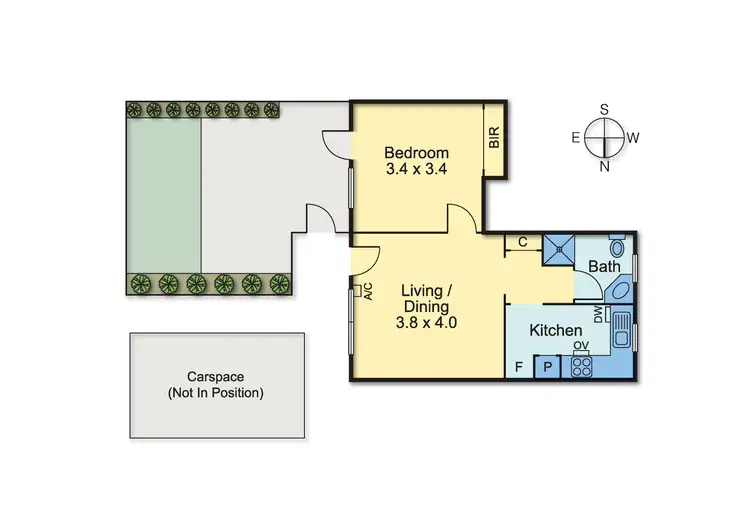 Floorplan of Homely apartment listing, 4/35 Carroll Crescent, Glen Iris VIC 3146