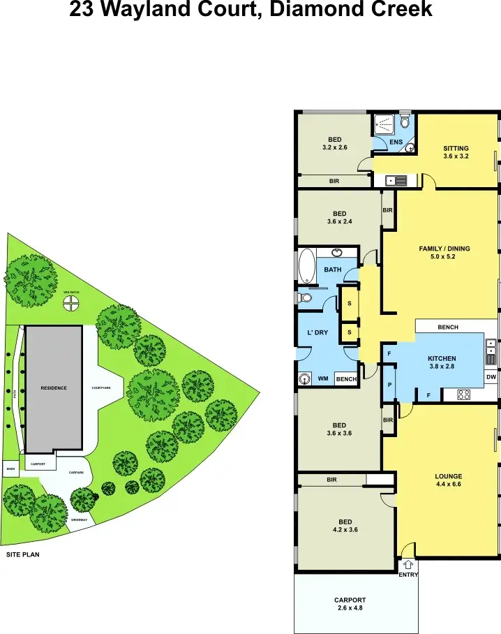 Floorplan of Homely house listing, 23 Wayland Court, Diamond Creek VIC 3089