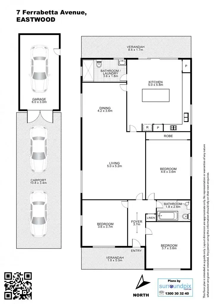 Floorplan of Homely house listing, 7 Ferrabetta Avenue, Eastwood NSW 2122