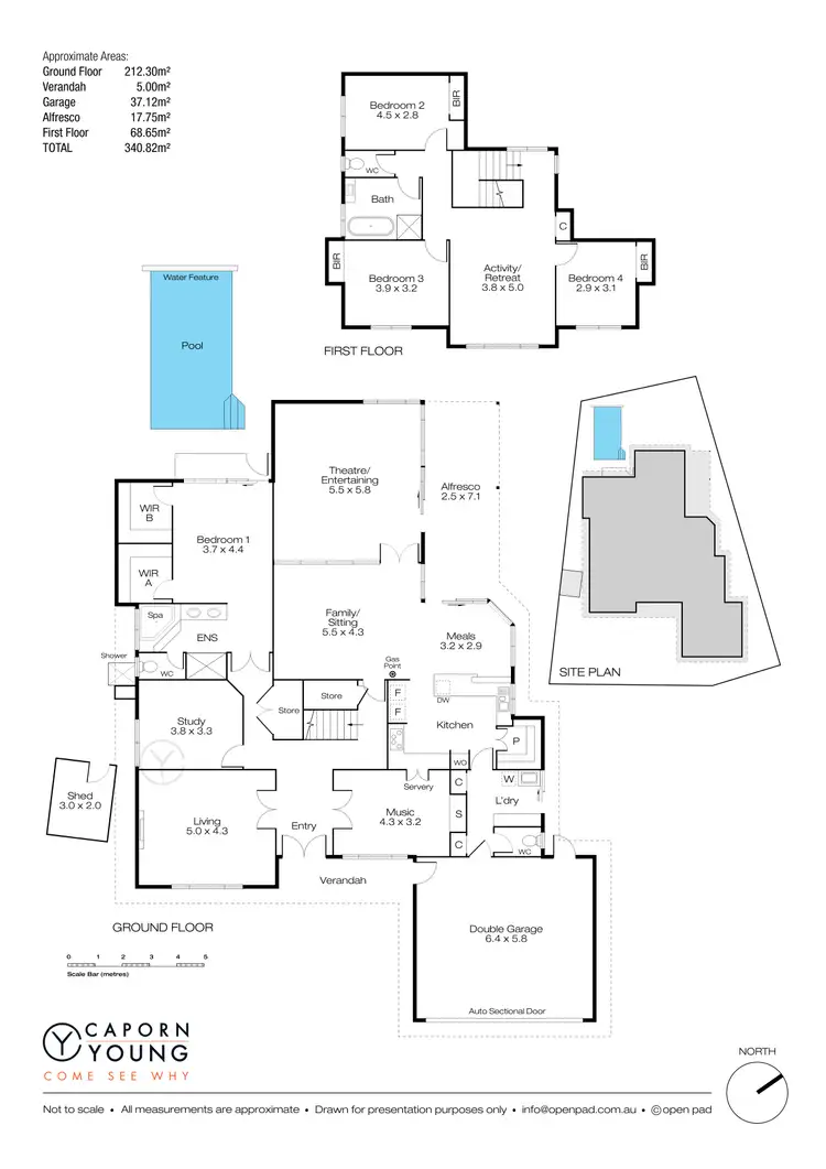 Floorplan of Homely house listing, 7 Muston Grove, Churchlands WA 6018