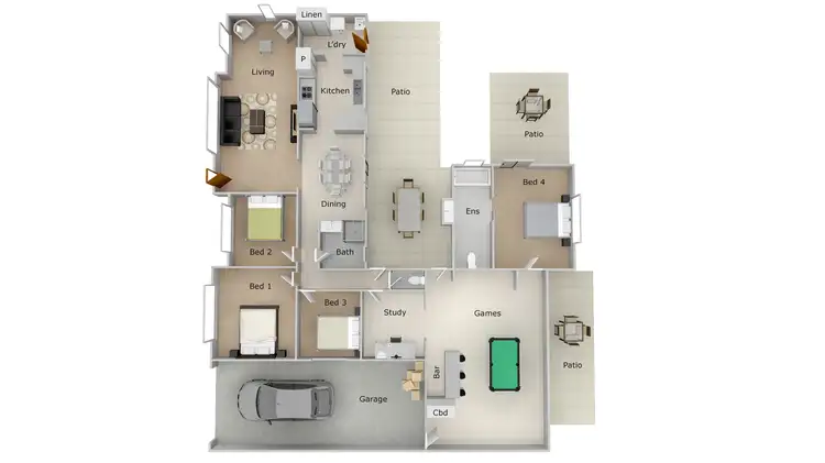 Floorplan of Homely house listing, 7 Marlock Court, Forrestfield WA 6058